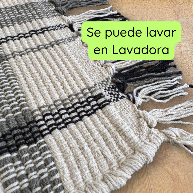 Zara Home Alfombra Sala O Baño Algodón Lavable