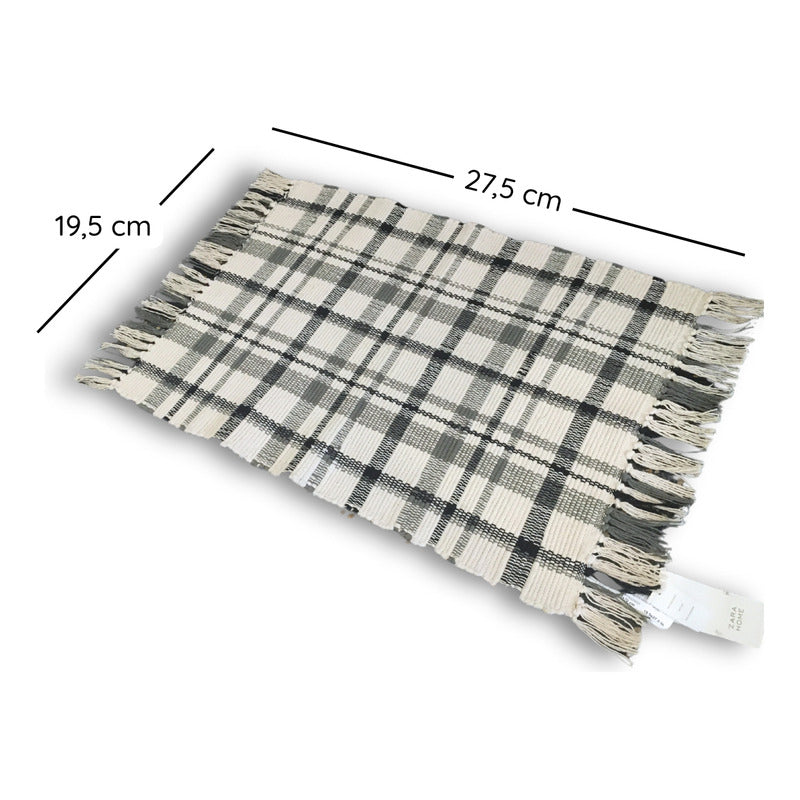 Zara Home Alfombra Sala O Baño Algodón Lavable