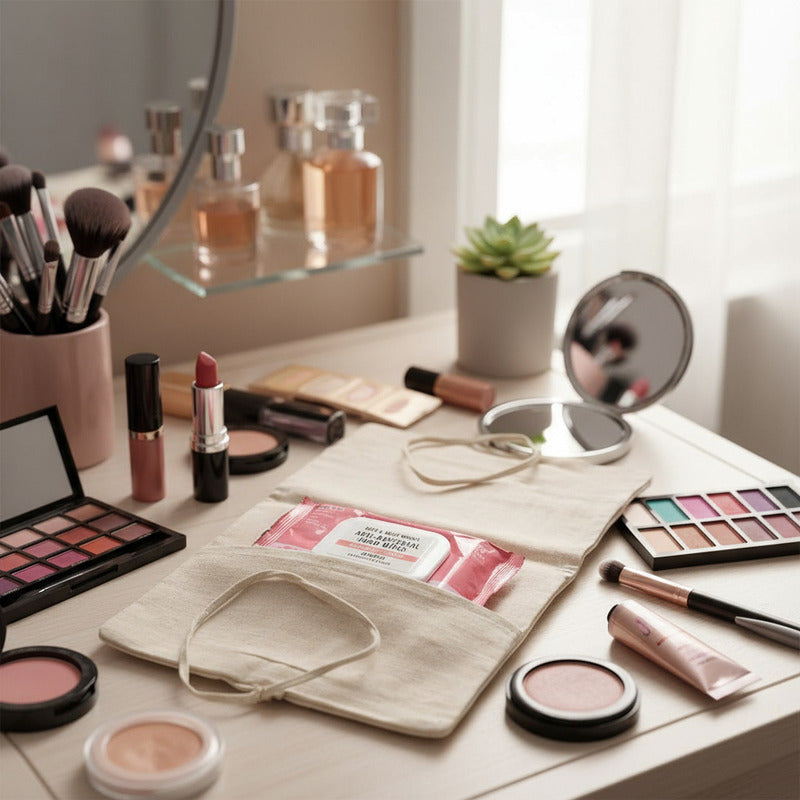 Zara Home Cartuchera De Maquillaje, Bolso De Viaje, Joyero