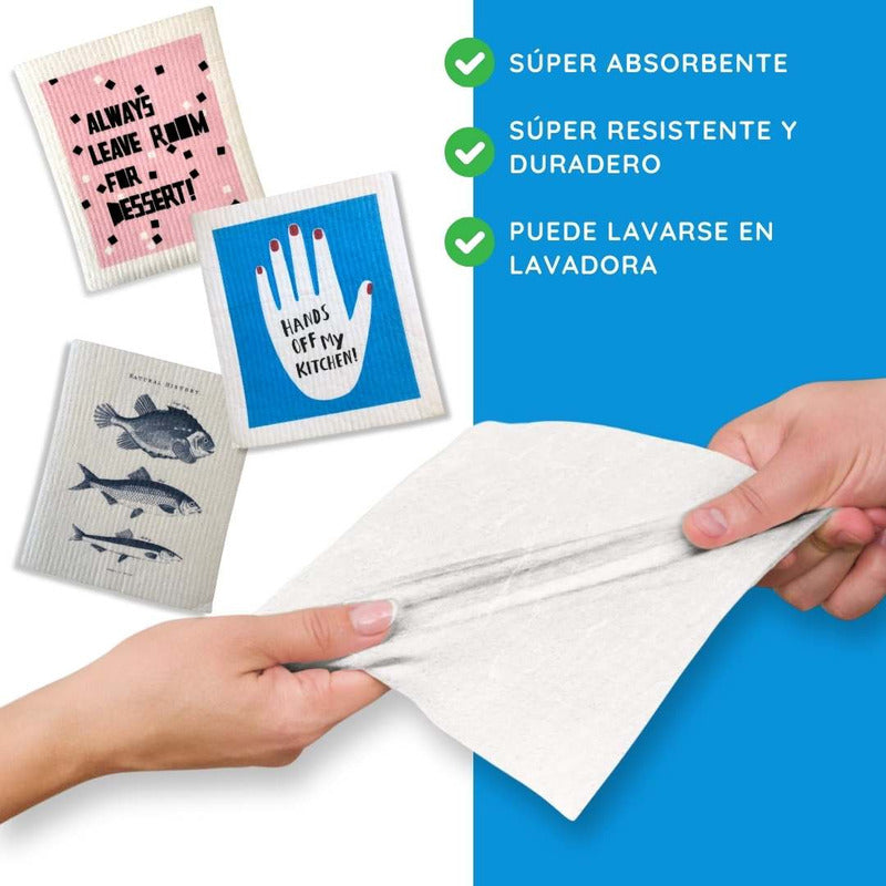 H&M Paño De Cocina Super Absorbente Anti Olor, Sueco