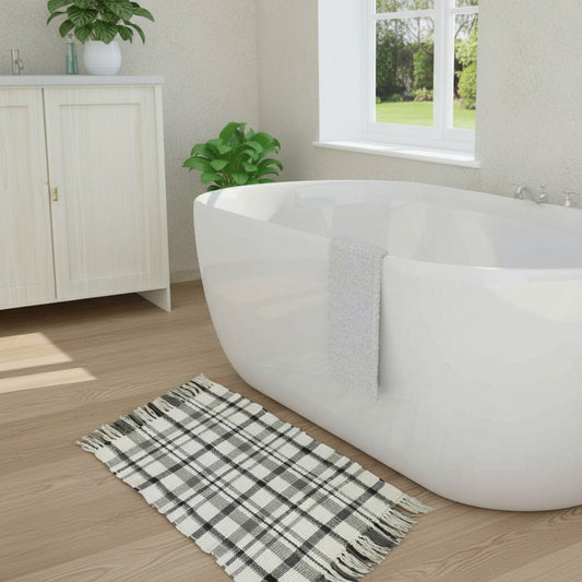 Zara Home Alfombra Sala O Baño Algodón Lavable