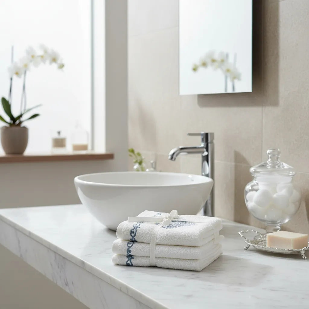 Zara Home Toalla Individual De Algodón 30 X 30 Cm, Pack De 3