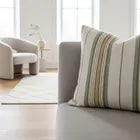 Zara Home Forro Cojín Rectangular Lino y Algodón 50x30 Cm