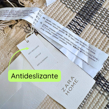 Zara Home Alfombra Sala O Baño Algodón Lavable