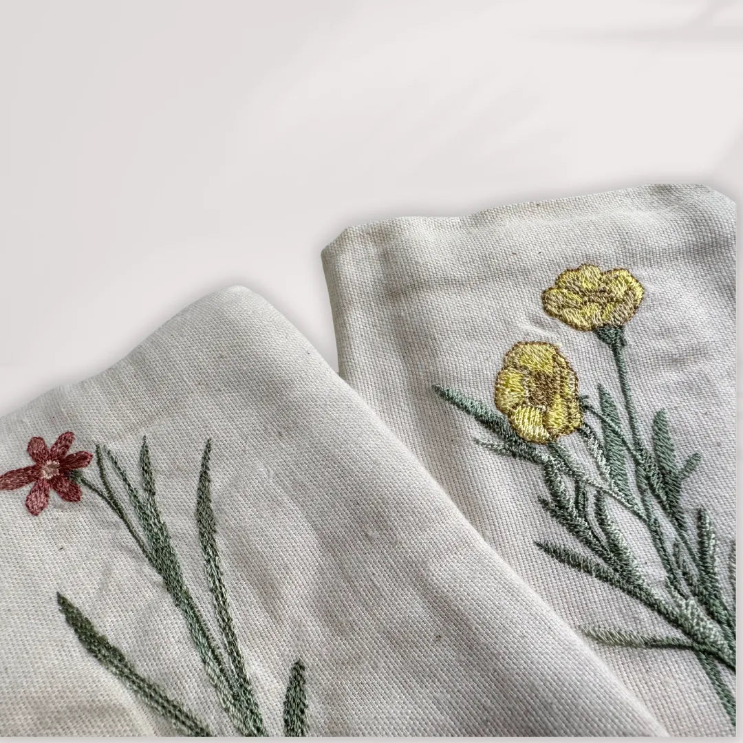 Zara Home Mantelito Individual, Servilleta De Tela Con Bordado (Pack de 3)