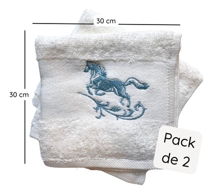 Zara Home Toalla Individual De Algodón 30 X 30 Cm, Pack De 2