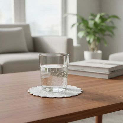 Zara Home Posavaso De Tela Bordada, Lavable, Paquete De 4