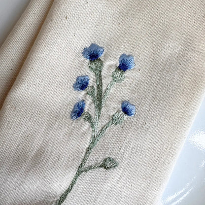 Zara Home Mantelito Individual, Servilleta De Tela Con Bordado (Pack de 3)