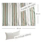 Zara Home Forro Cojín Rectangular Lino y Algodón 50x30 Cm